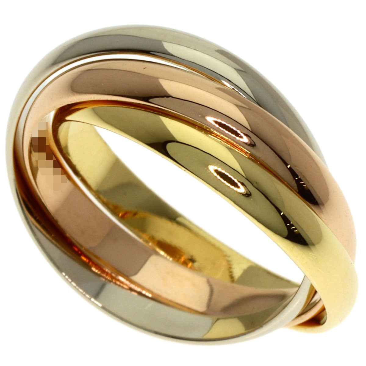 CARTIER Trinity SM #49 Ring K18 Yellow Gold K18 White GoldLadies [Used]