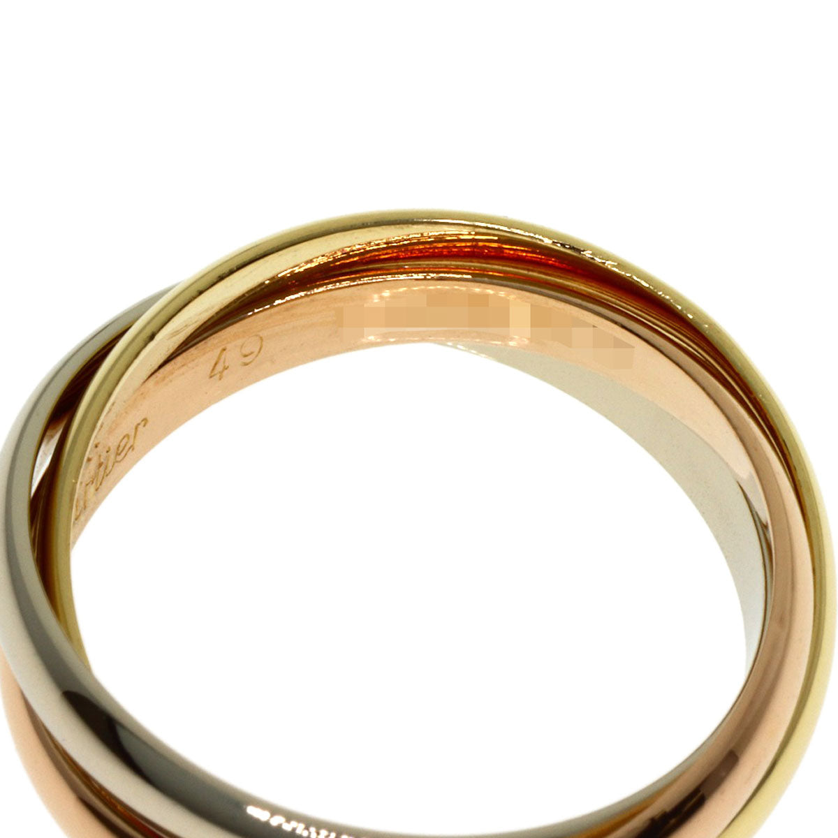 CARTIER Trinity SM #49 Ring K18 Yellow Gold K18 White GoldLadies [Used]