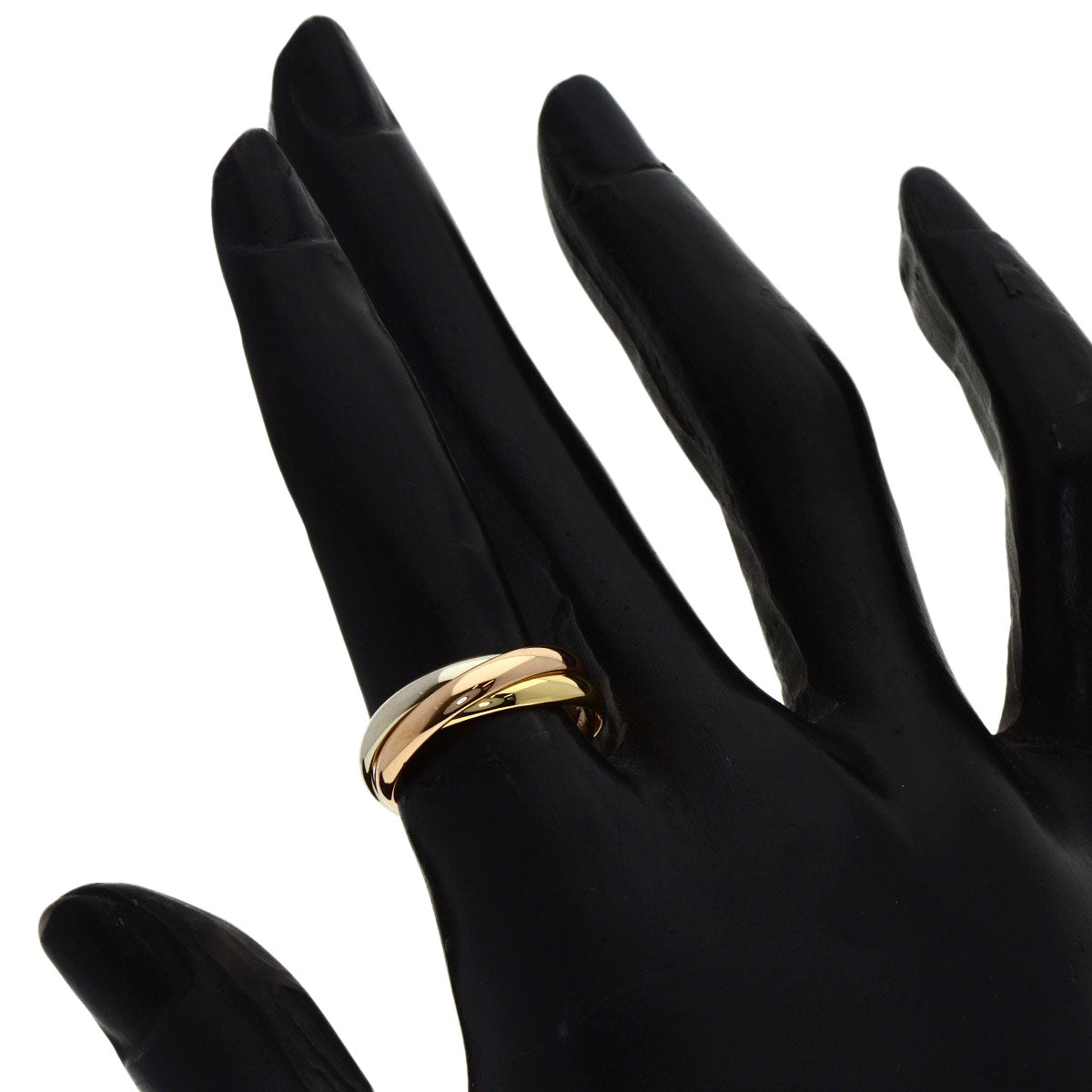 CARTIER Trinity SM #49 Ring K18 Yellow Gold K18 White GoldLadies [Used]