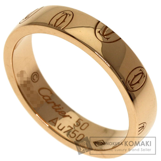 CARTIER Happy birthday # 50 Ring K18 Pink Gold Ladies [Used]