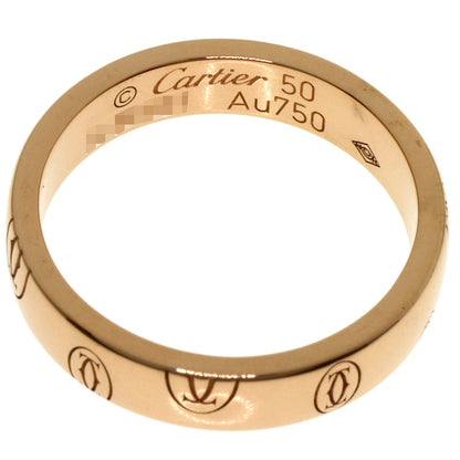 CARTIER Happy birthday # 50 Ring K18 Pink Gold Ladies [Used]