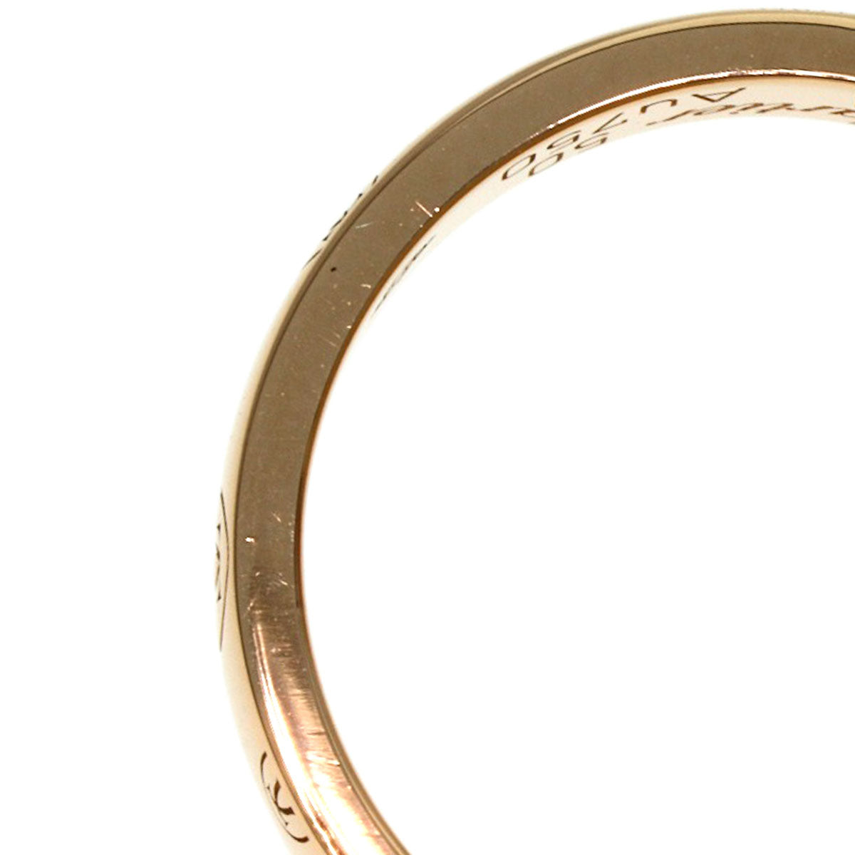 CARTIER Happy birthday # 50 Ring K18 Pink Gold Ladies [Used]
