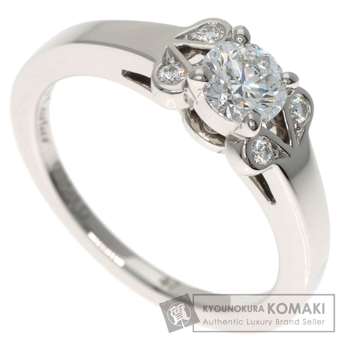 CARTIER Ballerina Diamond #47 Ring Platinum PT950 Ladies [Used]