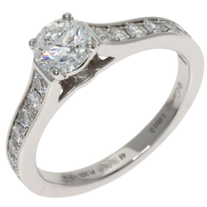 CARTIER Solitaire Diamond # 48 Ring Platinum PT950 Ladies [Used]