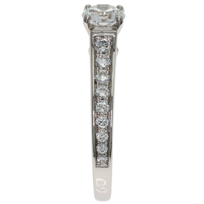 CARTIER Solitaire Diamond # 48 Ring Platinum PT950 Ladies [Used]