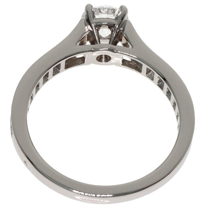 CARTIER Solitaire Diamond # 48 Ring Platinum PT950 Ladies [Used]