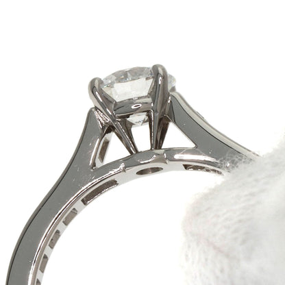 CARTIER Solitaire Diamond # 48 Ring Platinum PT950 Ladies [Used]