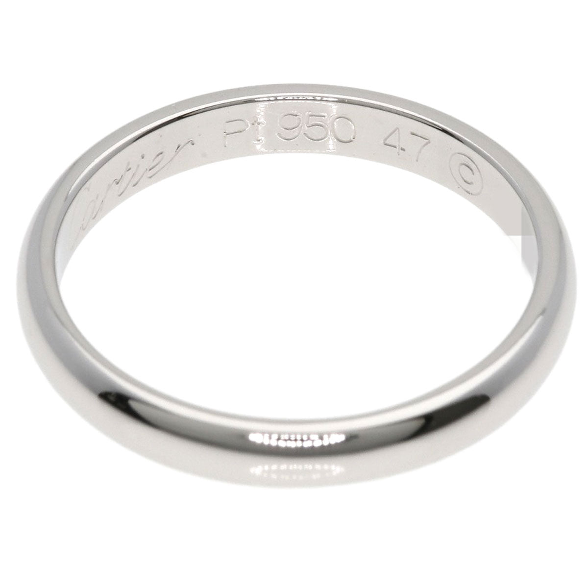 CARTIER Wedding # 47 Ring Platinum PT950 Ladies [Used]