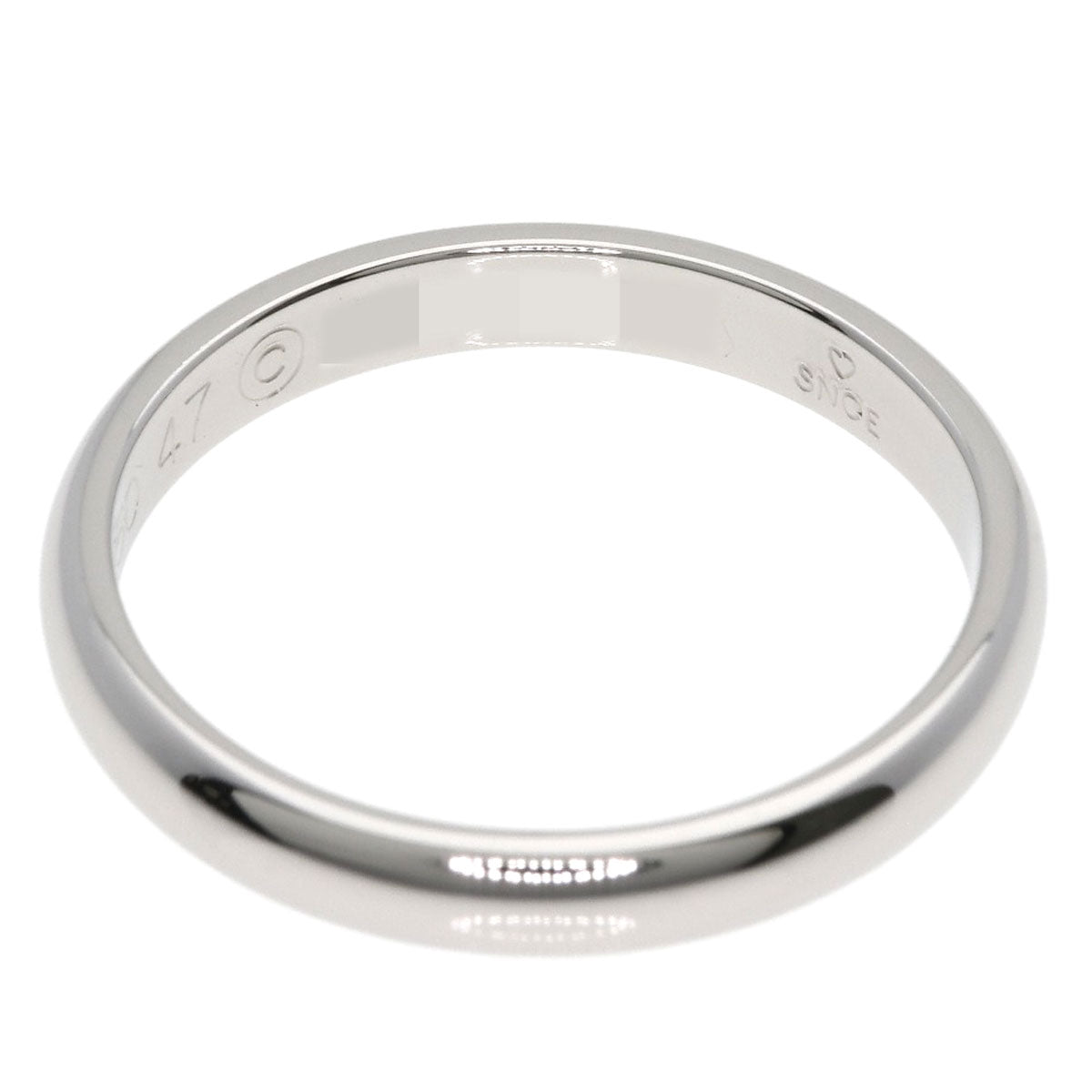CARTIER Wedding # 47 Ring Platinum PT950 Ladies [Used]