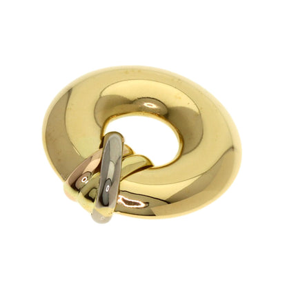 CARTIER Trinity Circle TOP Pendant top K18 Yellow Gold K18 White GoldLadies [Used]