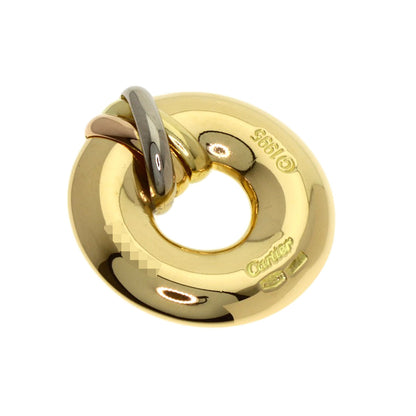 CARTIER Trinity Circle TOP Pendant top K18 Yellow Gold K18 White GoldLadies [Used]