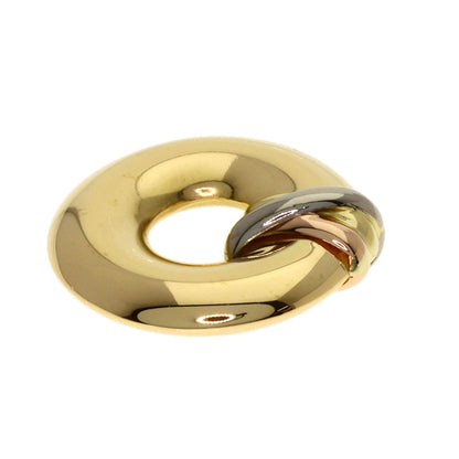 CARTIER Trinity Circle TOP Pendant top K18 Yellow Gold K18 White GoldLadies [Used]