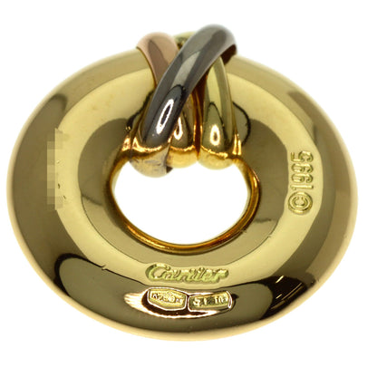 CARTIER Trinity Circle TOP Pendant top K18 Yellow Gold K18 White GoldLadies [Used]