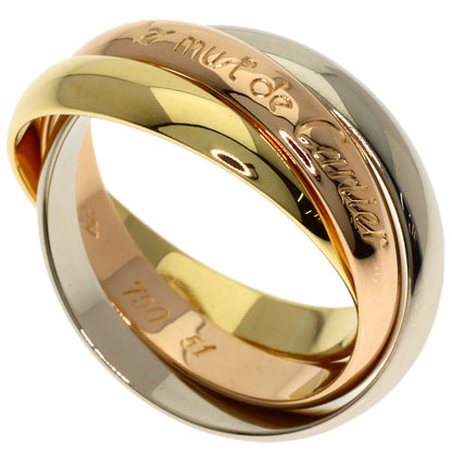 CARTIER Trinity #51 Ring K18 Yellow Gold K18 White GoldLadies [Used]