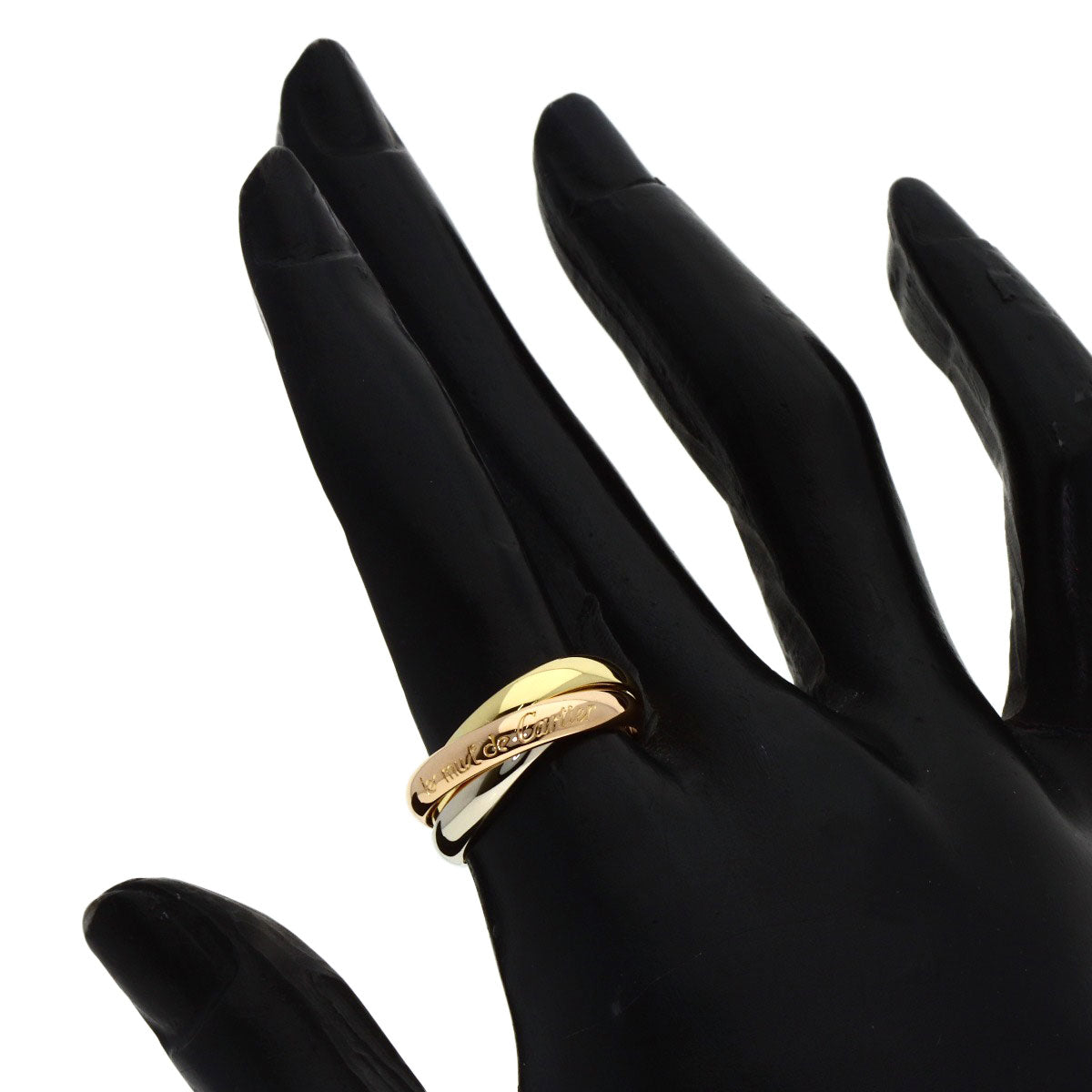 CARTIER Trinity #51 Ring K18 Yellow Gold K18 White GoldLadies [Used]