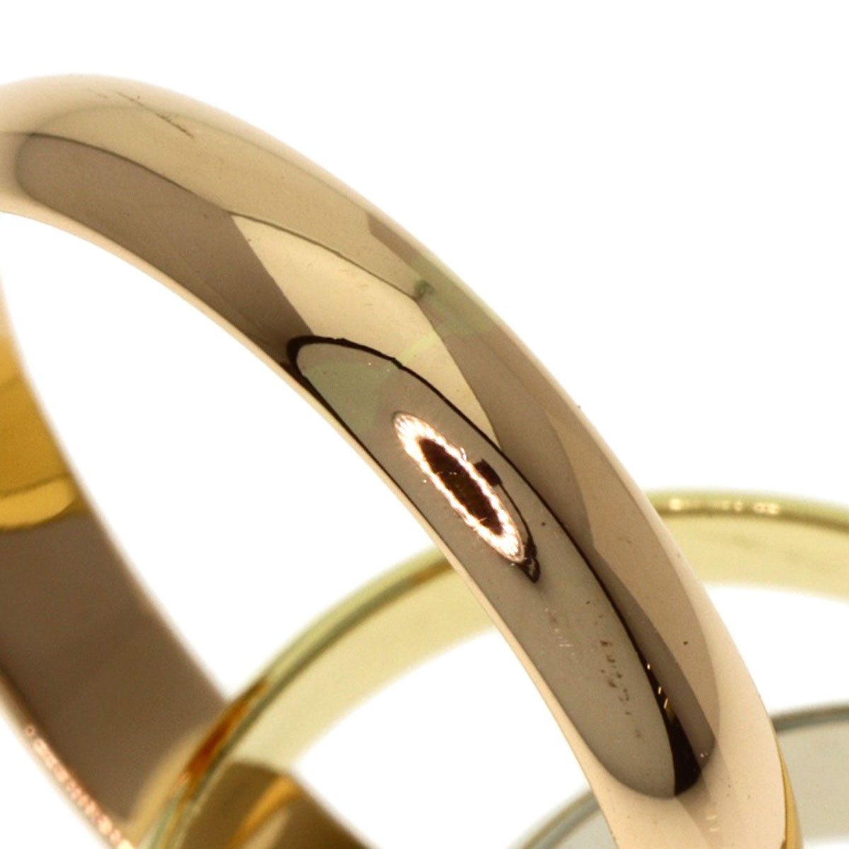 CARTIER Trinity #51 Ring K18 Yellow Gold K18 White GoldLadies [Used]