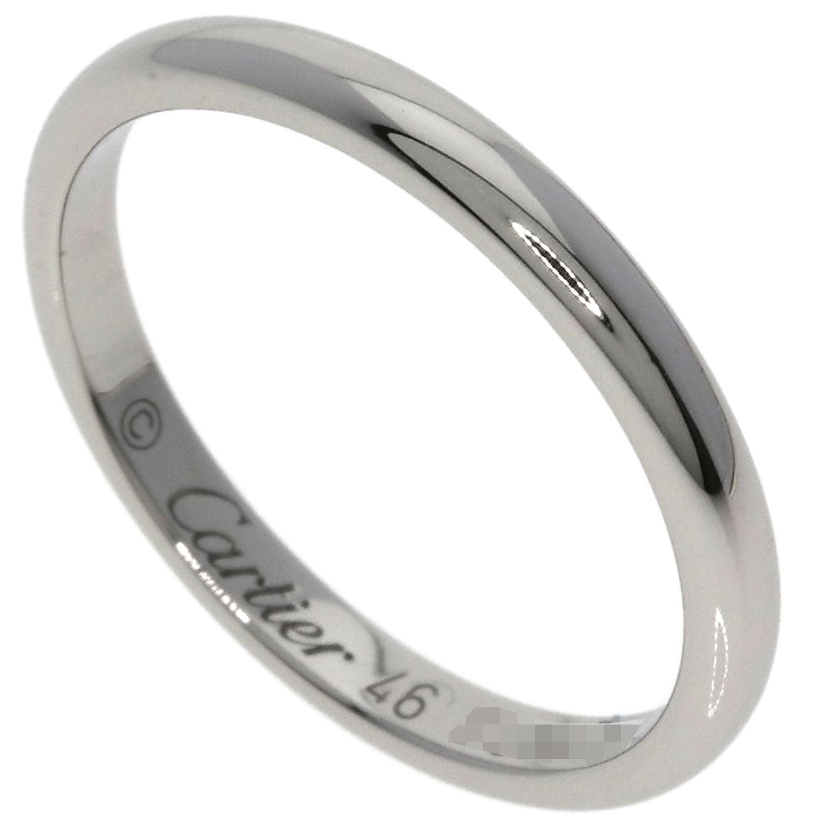 CARTIER Wedding #46 Ring Platinum PT950 Ladies [Used]