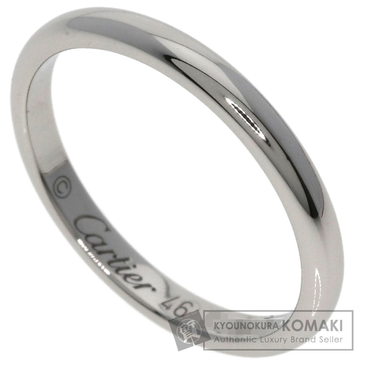 CARTIER Wedding #46 Ring Platinum PT950 Ladies [Used]