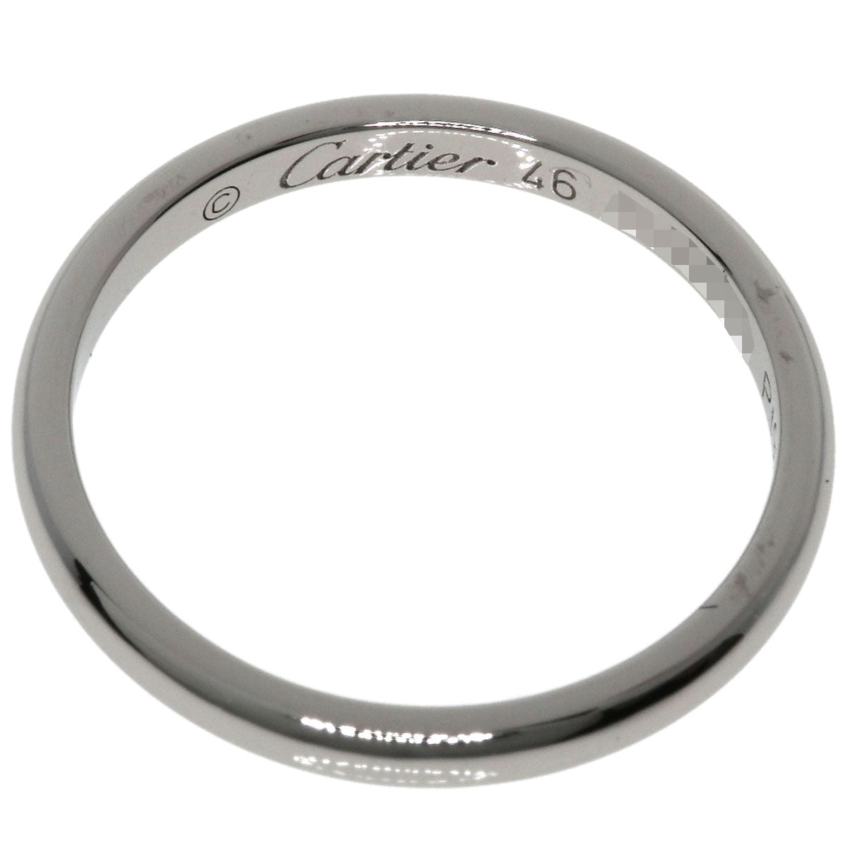 CARTIER Wedding #46 Ring Platinum PT950 Ladies [Used]
