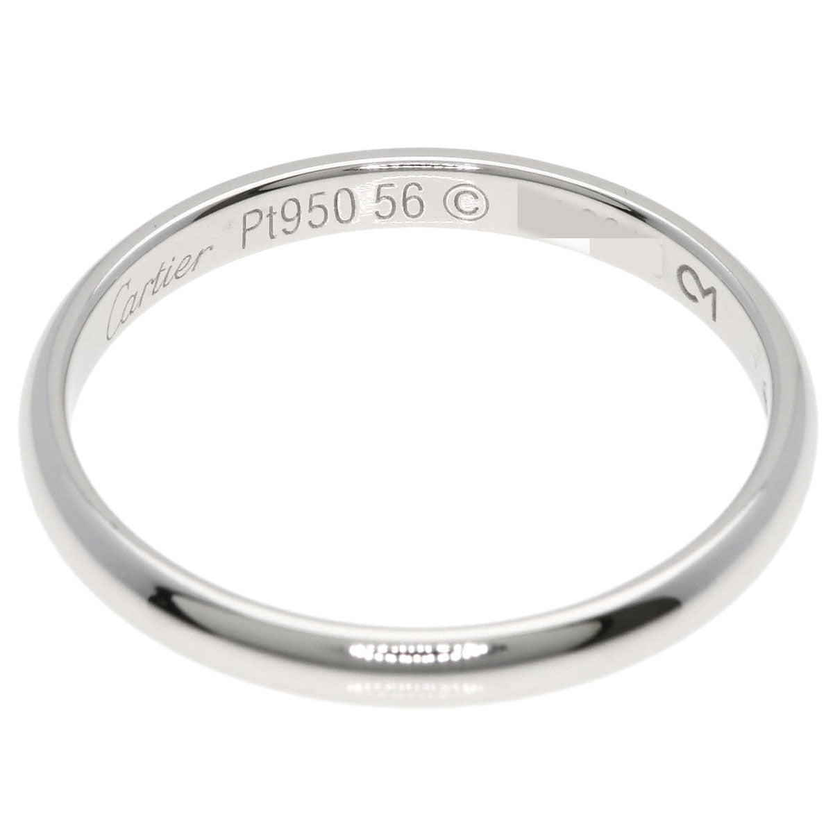 CARTIER Wedding #56 Ring Platinum PT950 Ladies [Used]