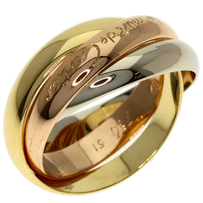 CARTIER Trinity #51 Ring K18 Yellow Gold K18 White GoldLadies [Used]