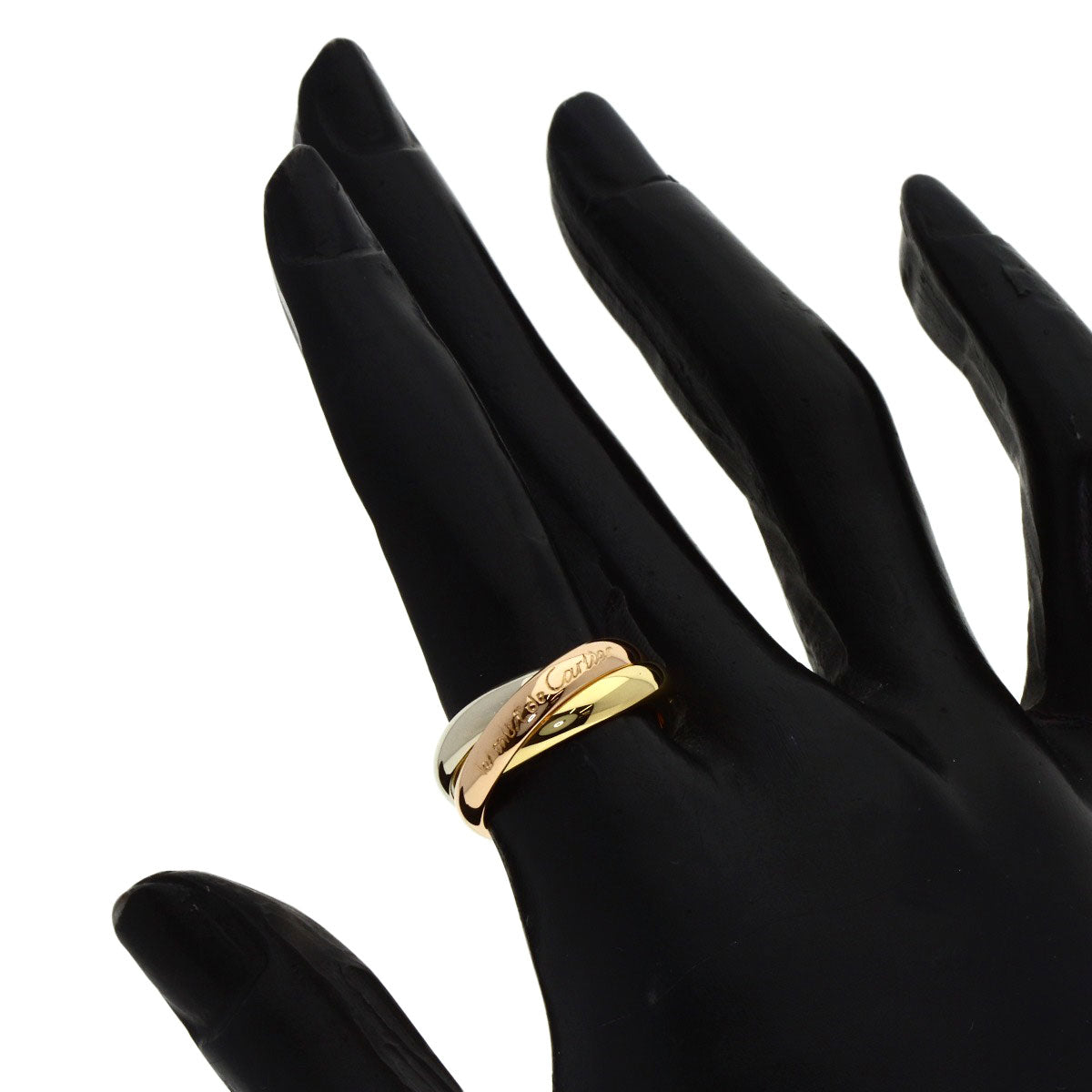 CARTIER Trinity #51 Ring K18 Yellow Gold K18 White GoldLadies [Used]