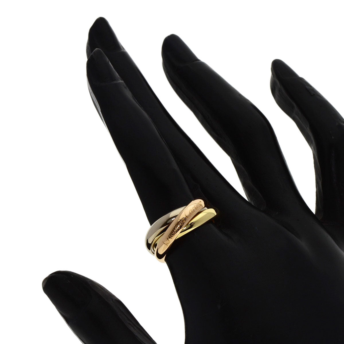 CARTIER Trinity #52 Ring K18 Yellow Gold K18 White GoldLadies [Used]