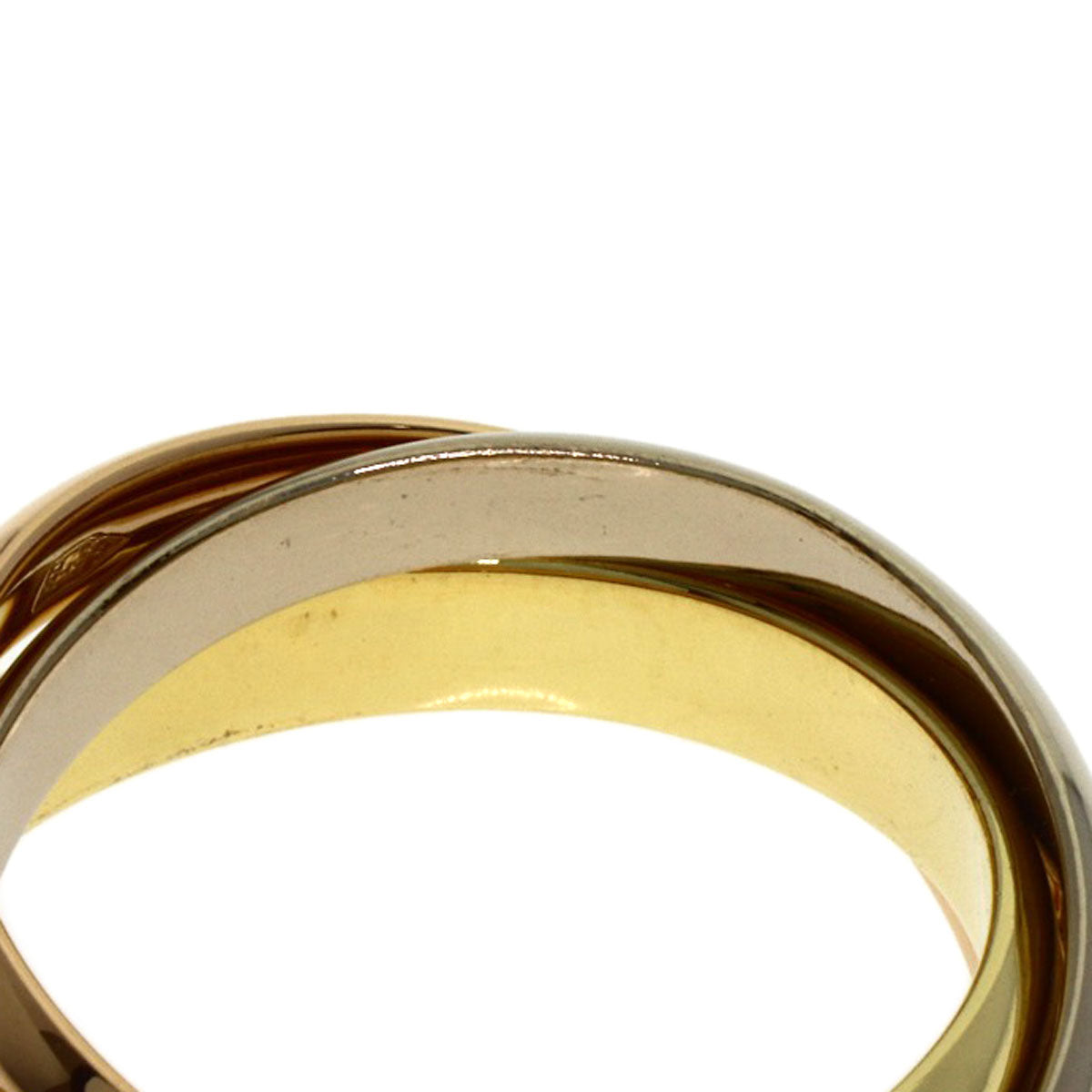 CARTIER Trinity #52 Ring K18 Yellow Gold K18 White GoldLadies [Used]
