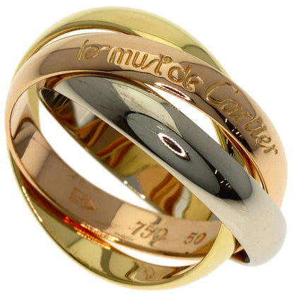CARTIER Trinity #50 Ring K18 Yellow Gold K18 White GoldLadies [Used]
