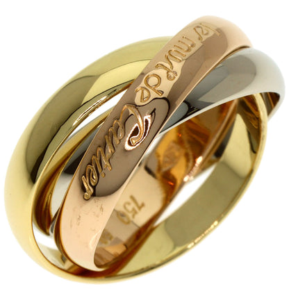 CARTIER Trinity #50 Ring K18 Yellow Gold K18 White GoldLadies [Used]