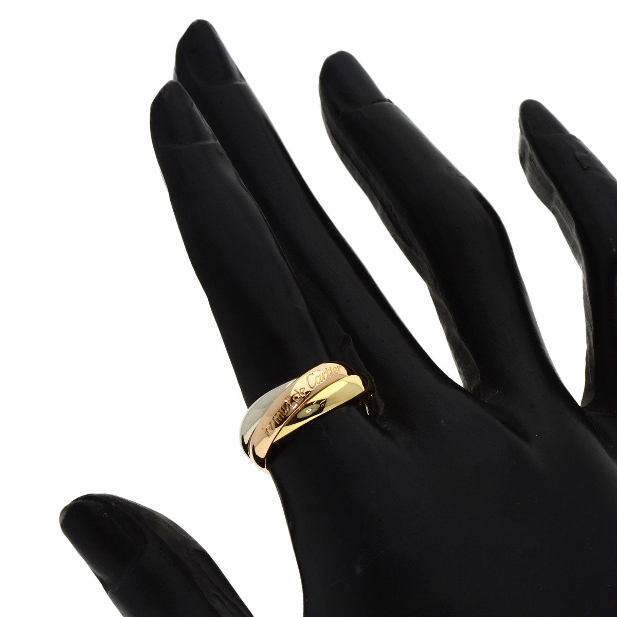 CARTIER Trinity #50 Ring K18 Yellow Gold K18 White GoldLadies [Used]