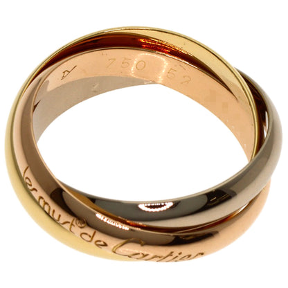 CARTIER Trinity #52 Ring K18 Yellow Gold K18 White GoldLadies [Used]