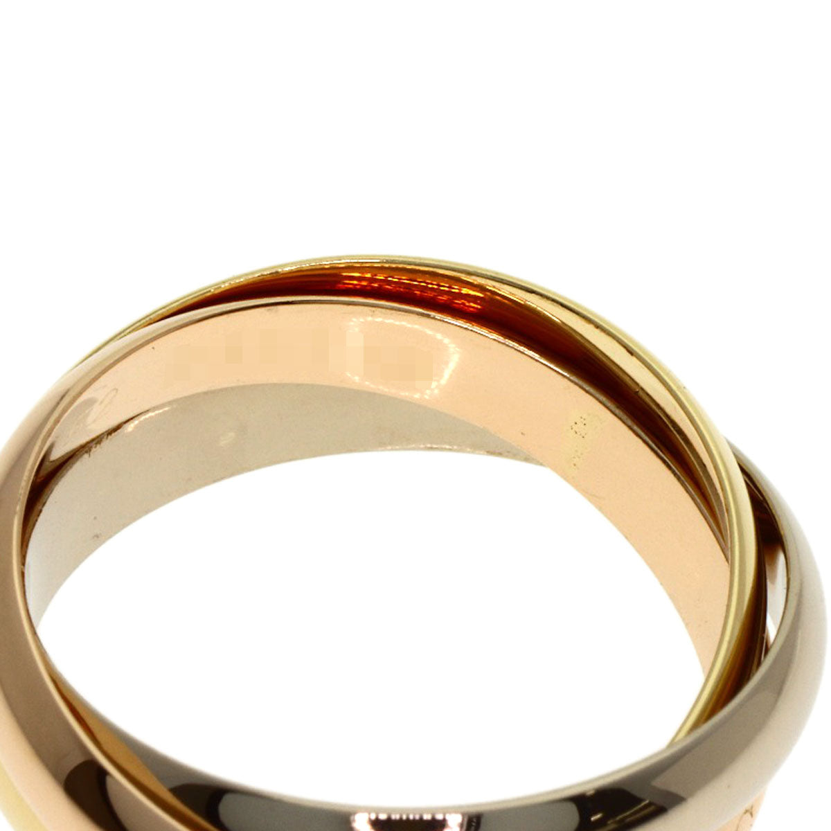 CARTIER Trinity #52 Ring K18 Yellow Gold K18 White GoldLadies [Used]