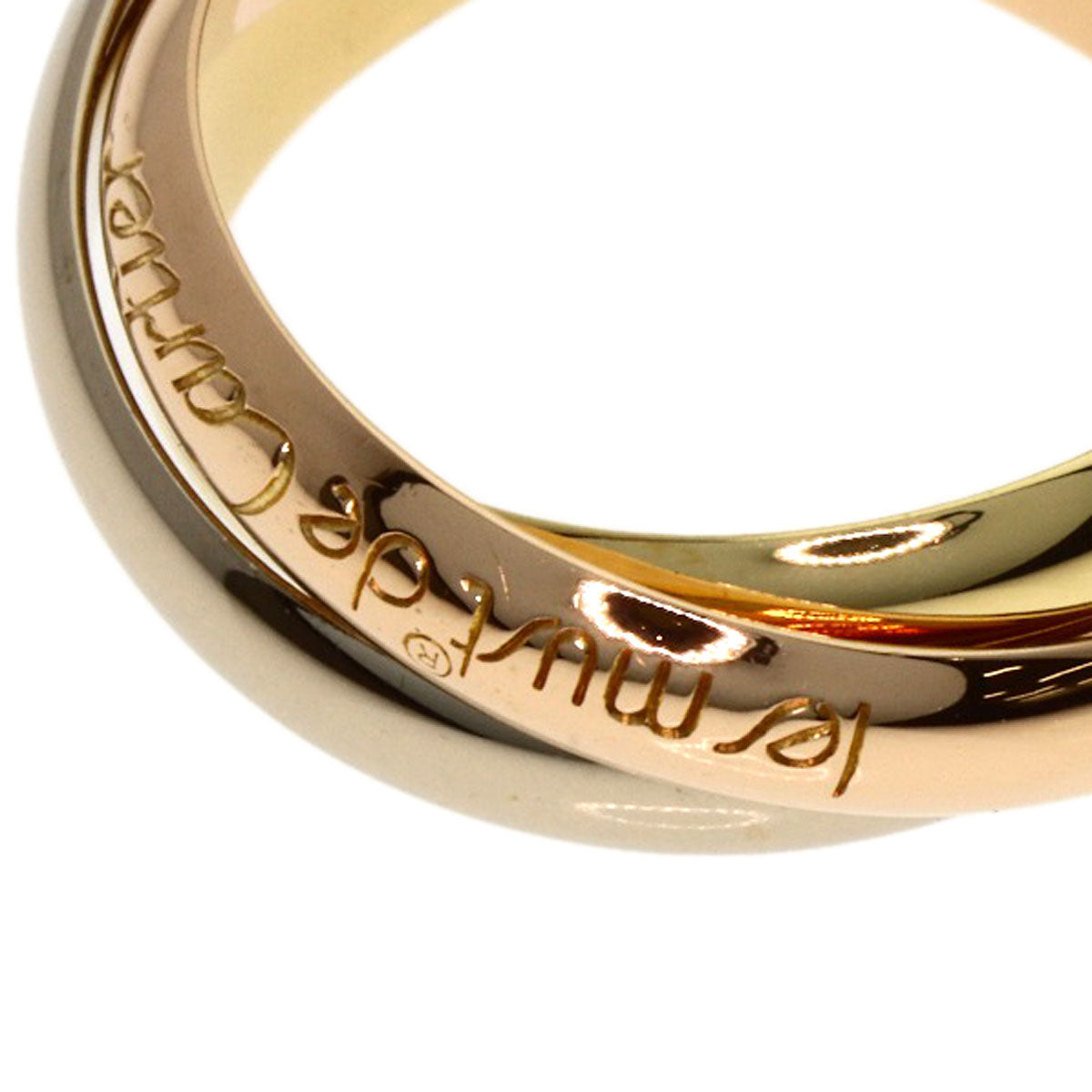 CARTIER Trinity #52 Ring K18 Yellow Gold K18 White GoldLadies [Used]