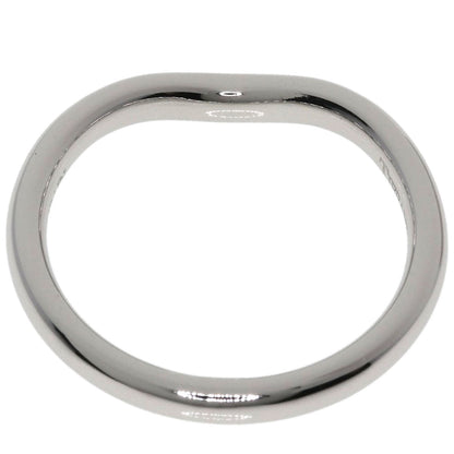 TIFFANY&Co. Curved band Diamond Ring Platinum PT950 Ladies [Used]