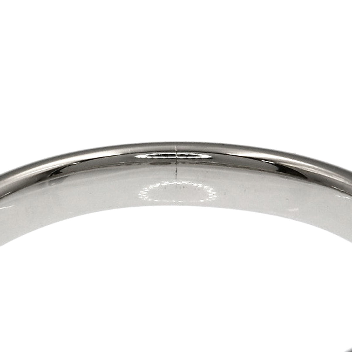 TIFFANY&Co. Elsa Peretti Curved Band 1P Diamond Ring Platinum PT950 Ladies [Used]