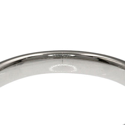 TIFFANY&Co. Elsa Peretti Curved Band 1P Diamond Ring Platinum PT950 Ladies [Used]