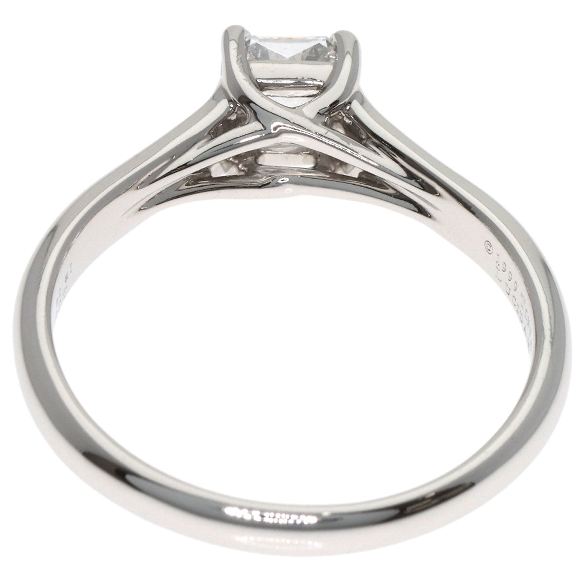 TIFFANY&Co. Lucida Diamond Ring Ring Platinum PT950 Ladies [Used]