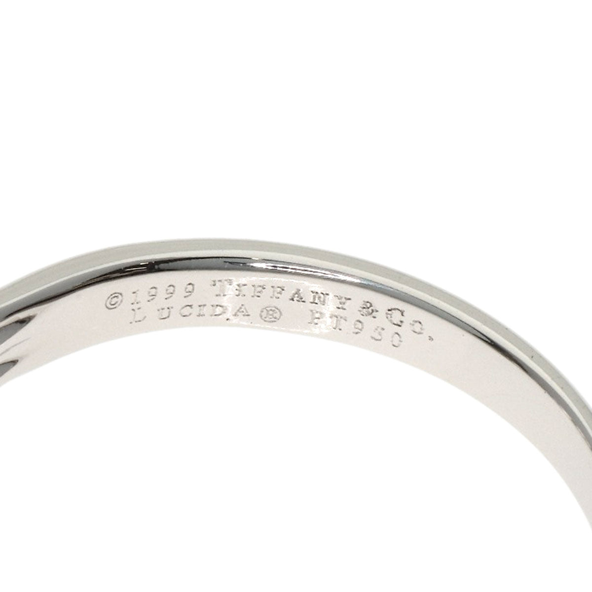 TIFFANY&Co. Lucida Diamond Ring Ring Platinum PT950 Ladies [Used]