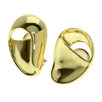 TIFFANY&Co. Asymmetrical Design Earring K18 Yellow Gold Ladies [Used]