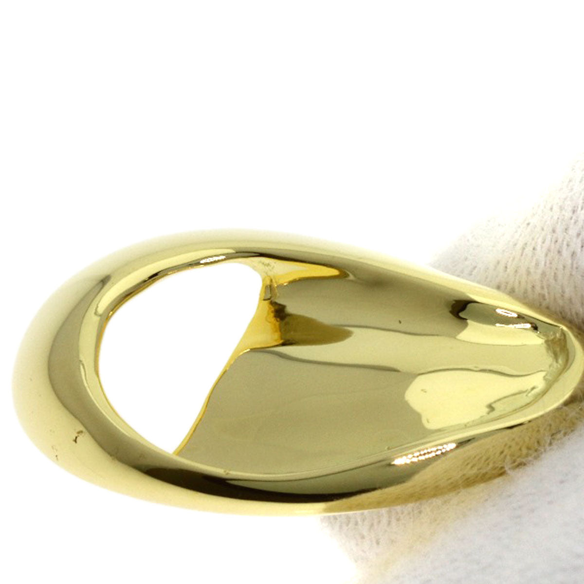 TIFFANY&Co. Asymmetrical Design Earring K18 Yellow Gold Ladies [Used]