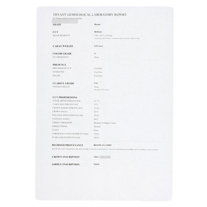 TIFFANY&Co. Solitaire Diamond Ring Platinum PT950 Ladies [Used]