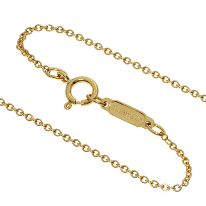 TIFFANY&Co. Chain cross heart Necklace K18 Yellow Gold Ladies [Used]