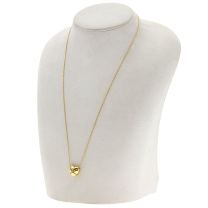 TIFFANY&Co. Chain cross heart Necklace K18 Yellow Gold Ladies [Used]