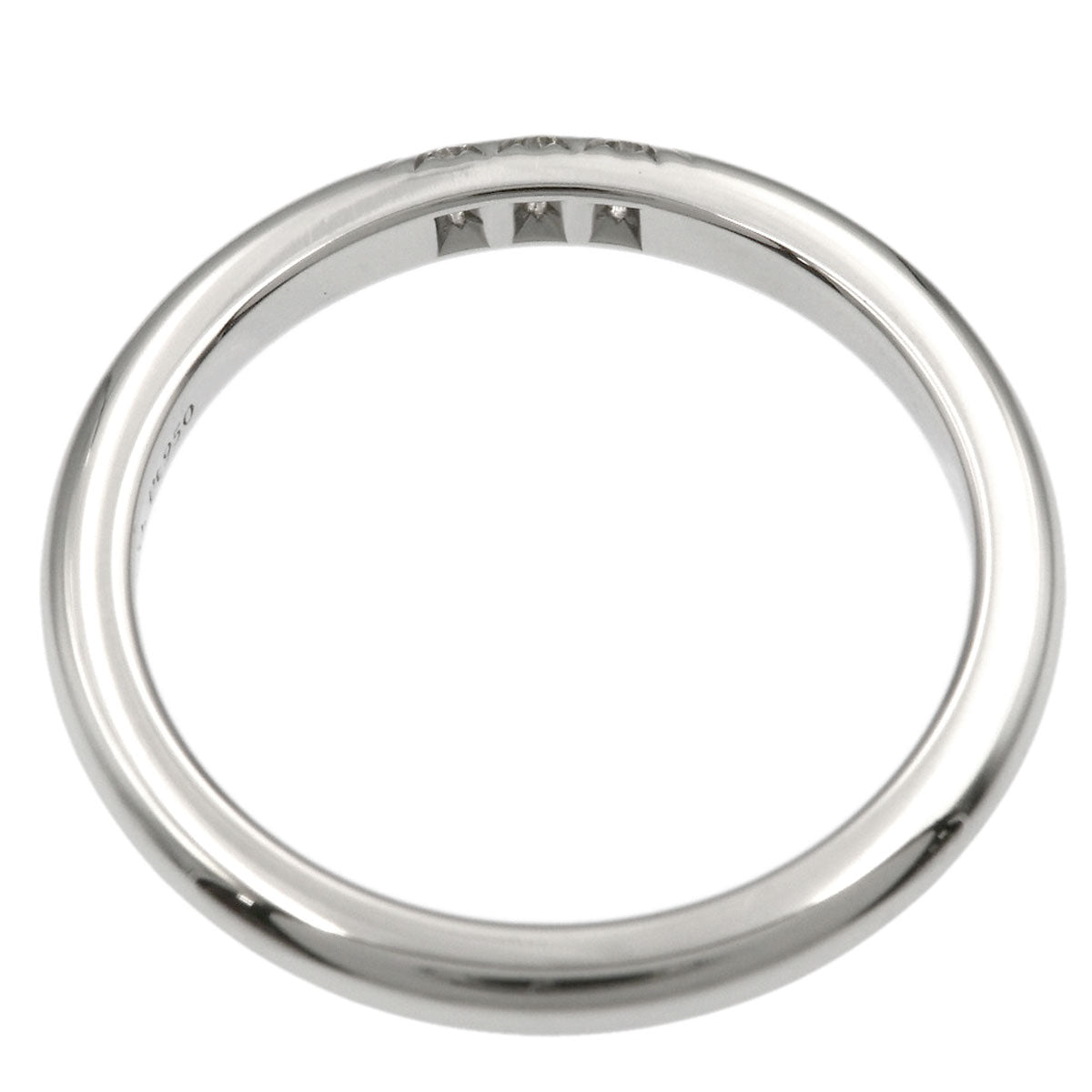 TIFFANY&Co. Forever 3P Diamond Ring Platinum PT950 Ladies [Used]