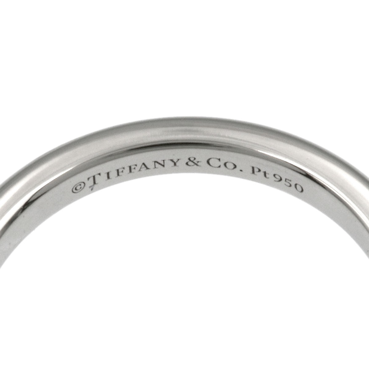 TIFFANY&Co. Forever 3P Diamond Ring Platinum PT950 Ladies [Used]
