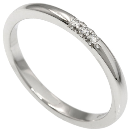 TIFFANY&Co. Forever 3P Diamond Ring Platinum PT950 Ladies [Used]
