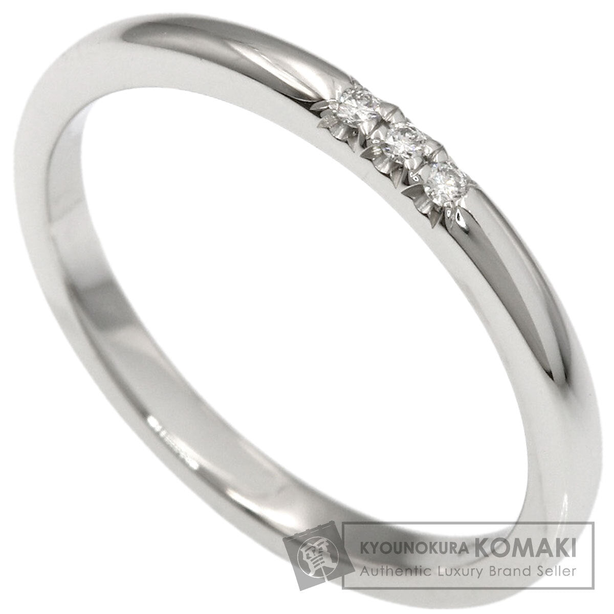 TIFFANY&Co. Forever 3P Diamond Ring Platinum PT950 Ladies [Used]