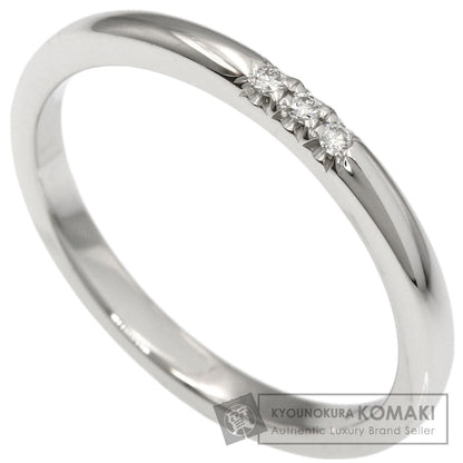 TIFFANY&Co. Forever 3P Diamond Ring Platinum PT950 Ladies [Used]