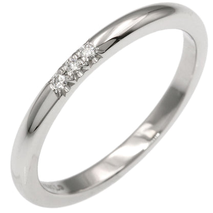 TIFFANY&Co. Forever 3P Diamond Ring Platinum PT950 Ladies [Used]